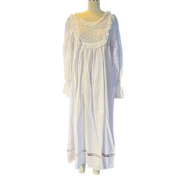 Karni Gannay Other - NWT Karni Gannay White Victorian Cotton Nightgown Medium
